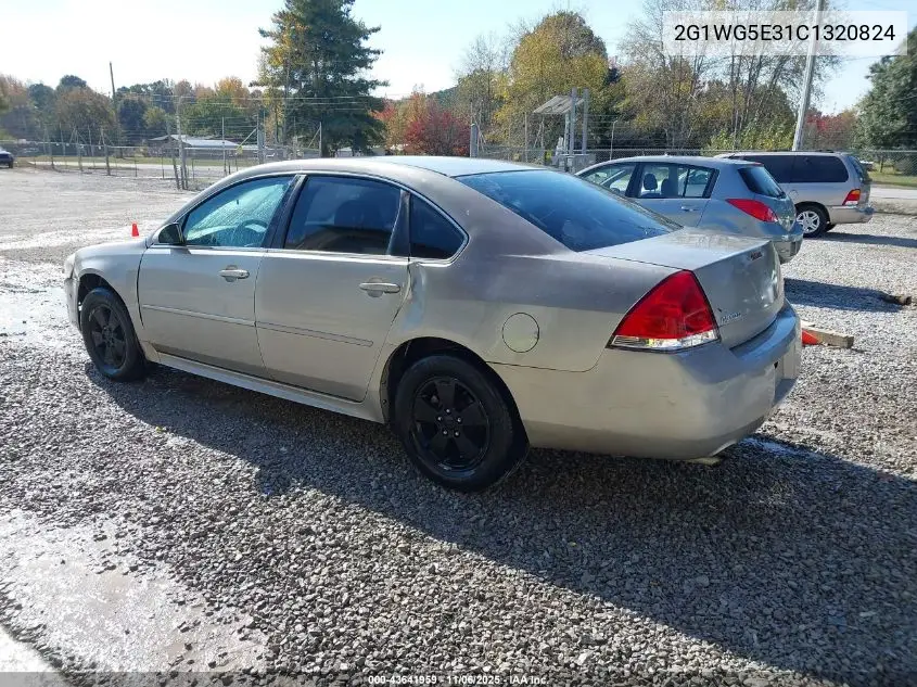 2G1WG5E31C1320824 2012 Chevrolet Impala Lt