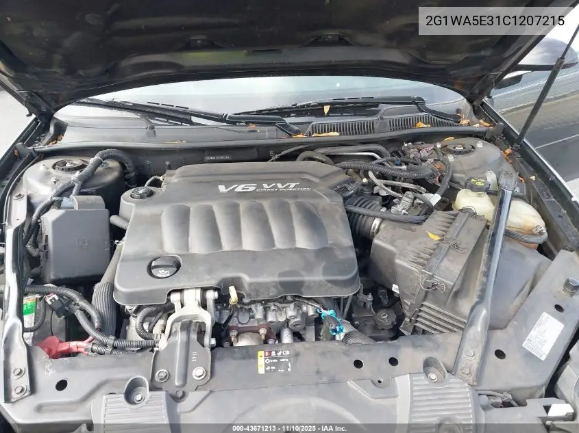 2G1WA5E31C1207215 2012 Chevrolet Impala Ls