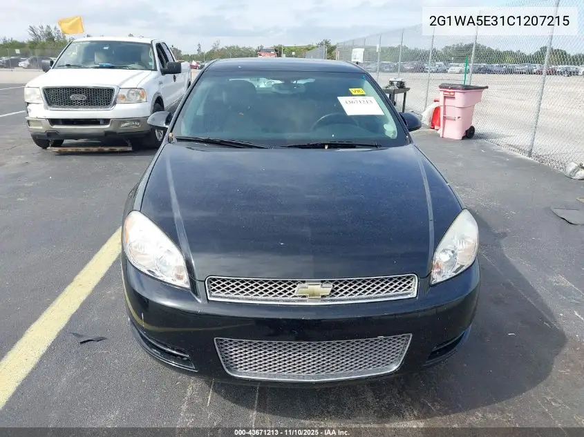 2G1WA5E31C1207215 2012 Chevrolet Impala Ls
