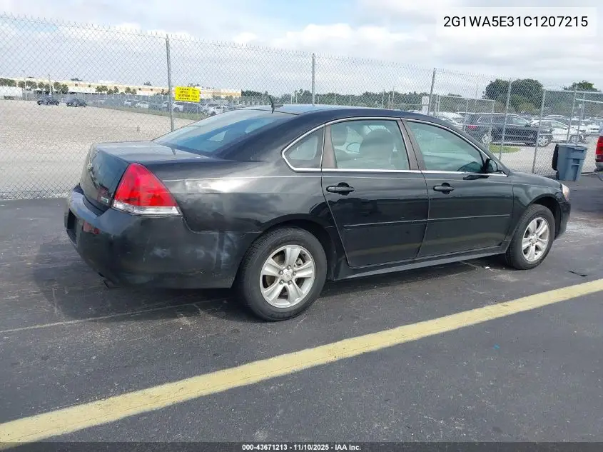 2G1WA5E31C1207215 2012 Chevrolet Impala Ls