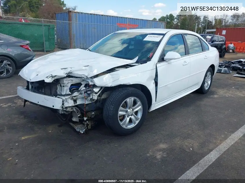 2G1WF5E34C1302448 2012 Chevrolet Impala Ls