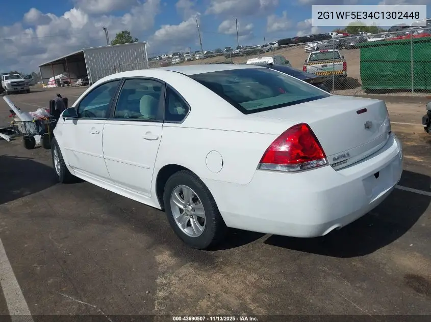2G1WF5E34C1302448 2012 Chevrolet Impala Ls