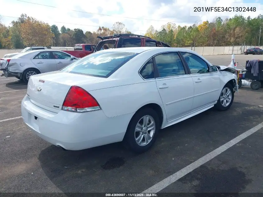 2G1WF5E34C1302448 2012 Chevrolet Impala Ls