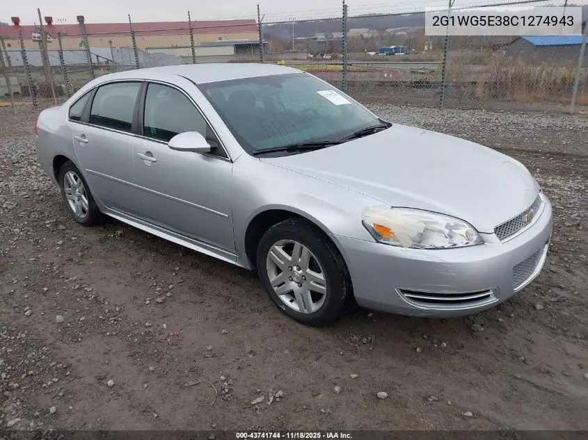 2G1WG5E38C1274943 2012 Chevrolet Impala Lt