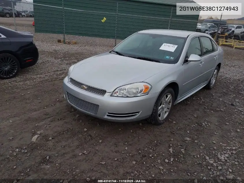 2G1WG5E38C1274943 2012 Chevrolet Impala Lt