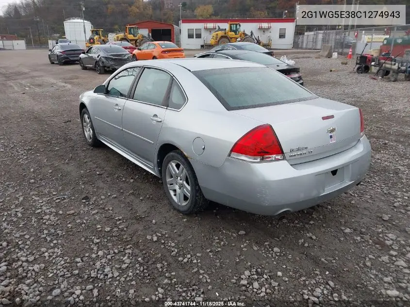 2G1WG5E38C1274943 2012 Chevrolet Impala Lt