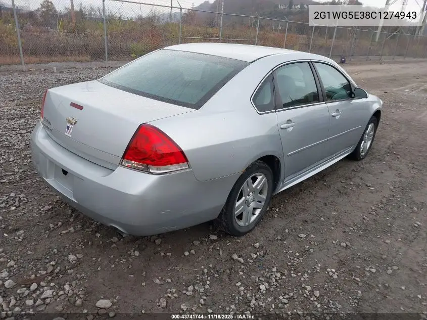2G1WG5E38C1274943 2012 Chevrolet Impala Lt