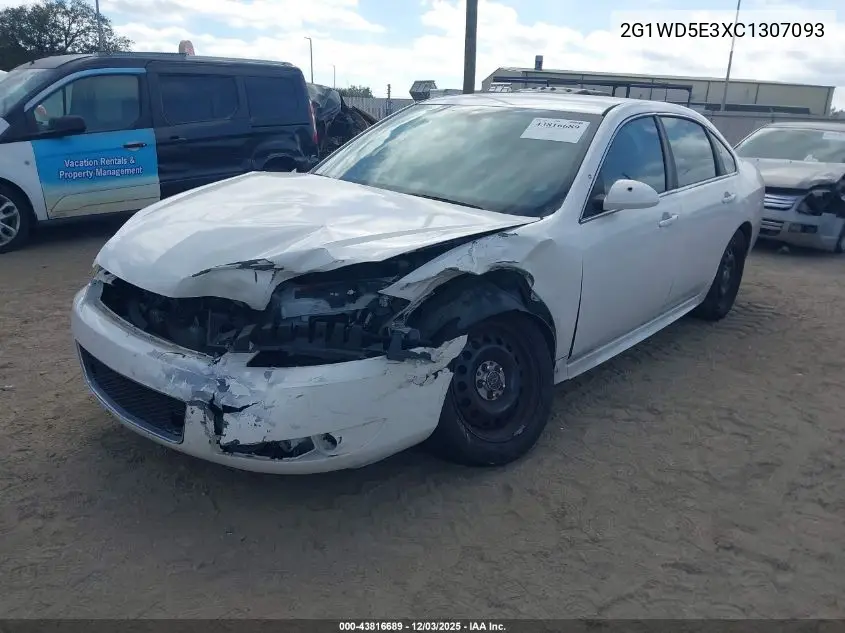 2G1WD5E3XC1307093 2012 Chevrolet Impala Police