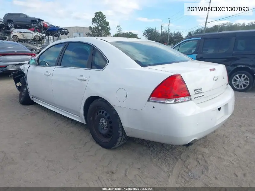 2G1WD5E3XC1307093 2012 Chevrolet Impala Police