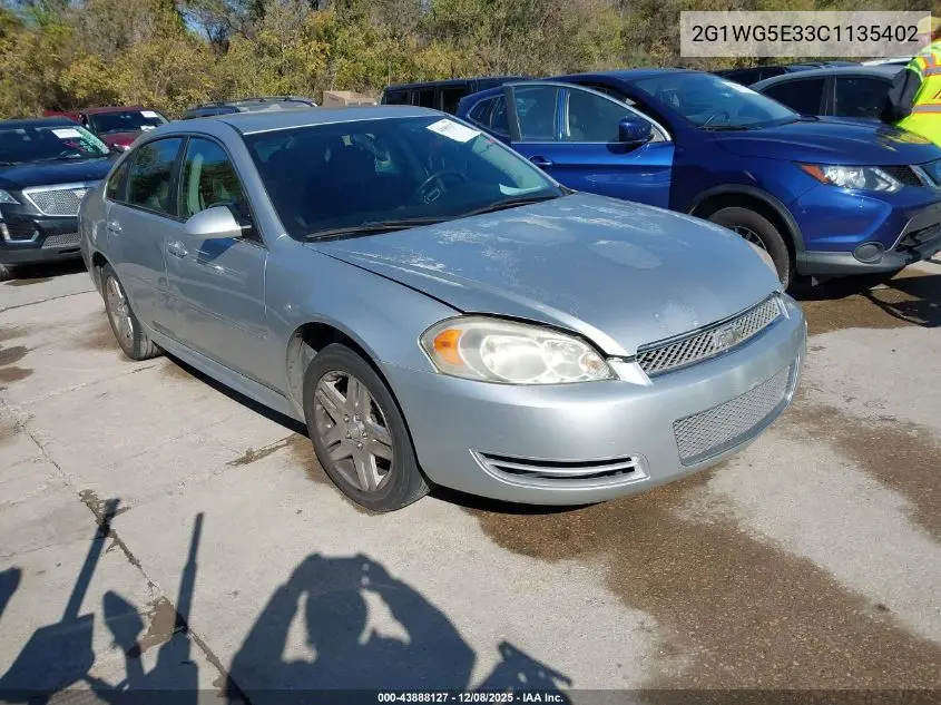 2G1WG5E33C1135402 2012 Chevrolet Impala Lt