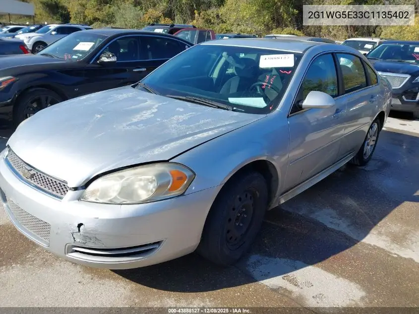 2G1WG5E33C1135402 2012 Chevrolet Impala Lt