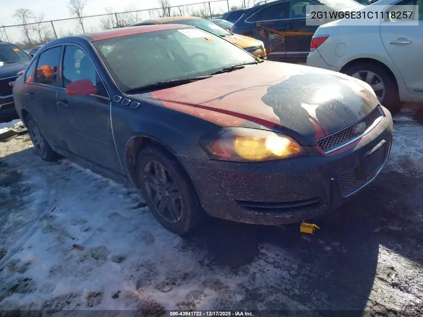 2G1WG5E31C1118257 2012 Chevrolet Impala Lt