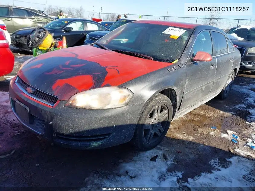 2G1WG5E31C1118257 2012 Chevrolet Impala Lt