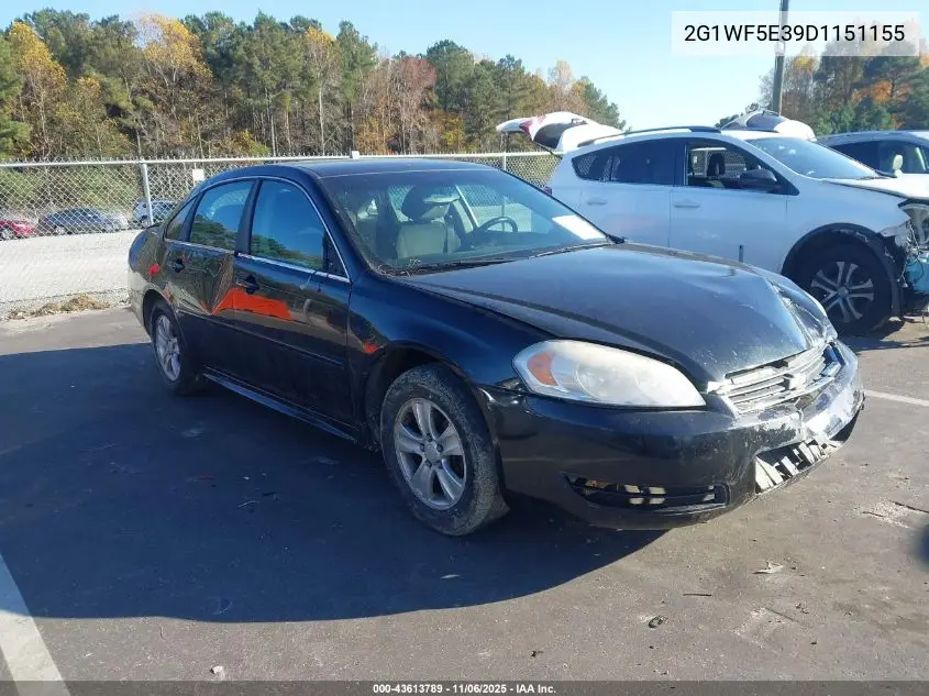 2G1WF5E39D1151155 2013 Chevrolet Impala Ls