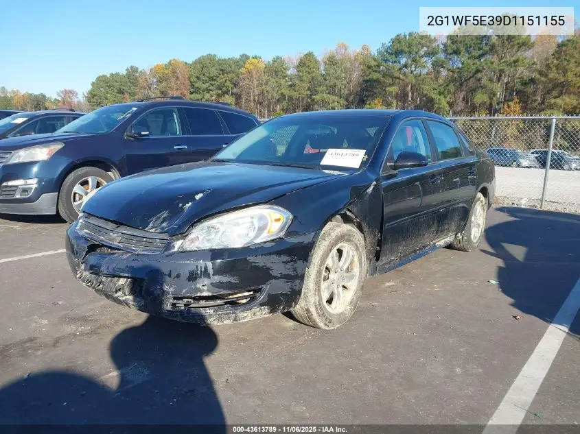2G1WF5E39D1151155 2013 Chevrolet Impala Ls