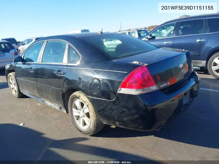 2G1WF5E39D1151155 2013 Chevrolet Impala Ls