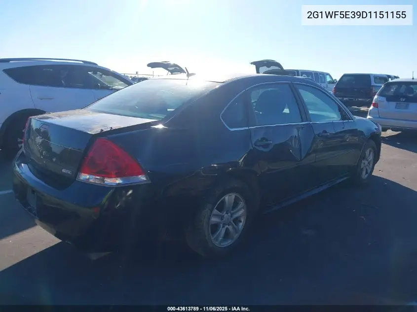 2G1WF5E39D1151155 2013 Chevrolet Impala Ls