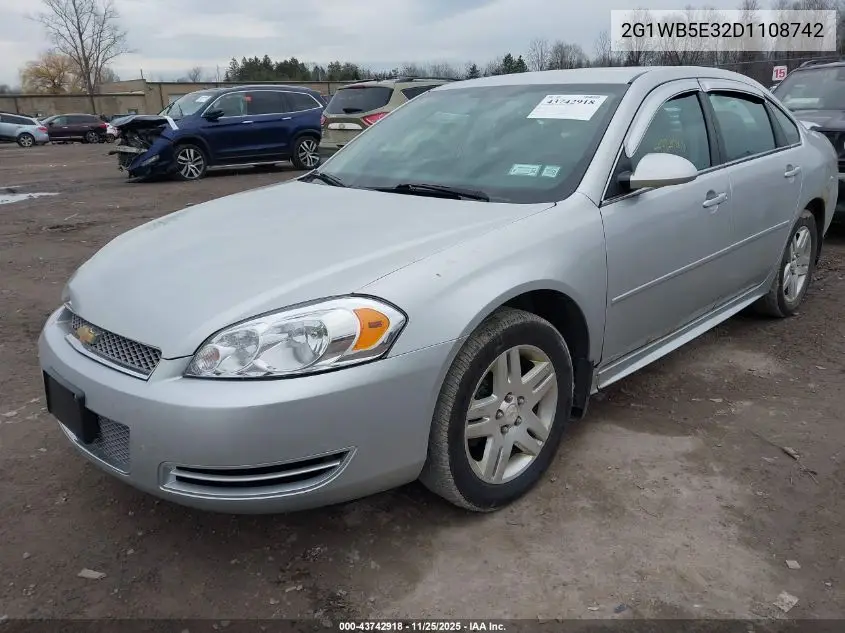 2G1WB5E32D1108742 2013 Chevrolet Impala Lt
