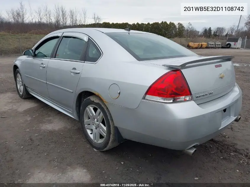 2G1WB5E32D1108742 2013 Chevrolet Impala Lt