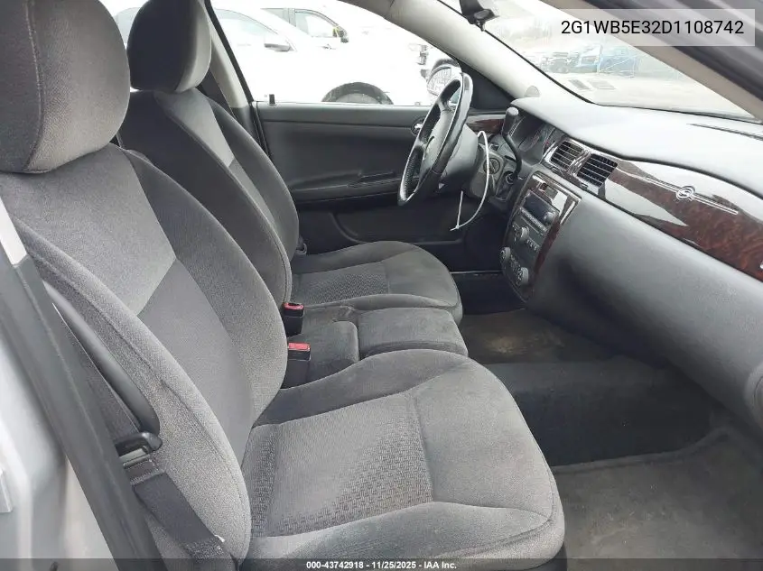 2G1WB5E32D1108742 2013 Chevrolet Impala Lt