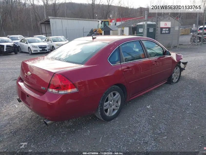 2G1WB5E37D1133765 2013 Chevrolet Impala Lt