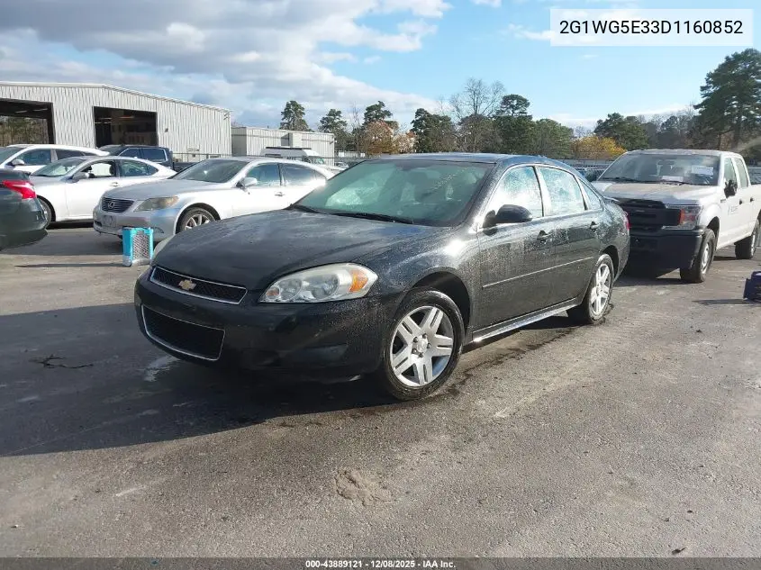 2G1WG5E33D1160852 2013 Chevrolet Impala Lt