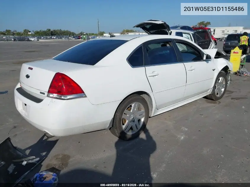 2G1WG5E31D1155486 2013 Chevrolet Impala Lt