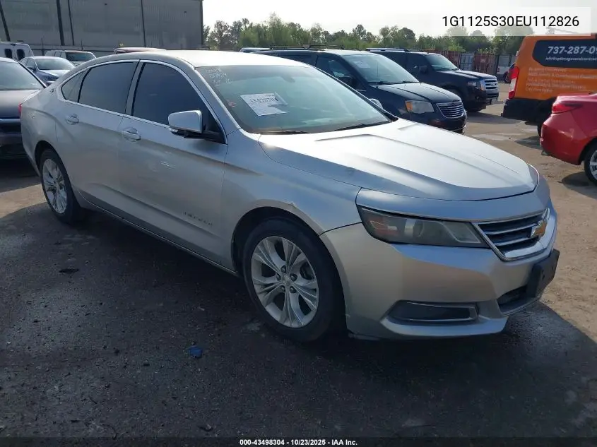 1G1125S30EU112826 2014 Chevrolet Impala 2Lt