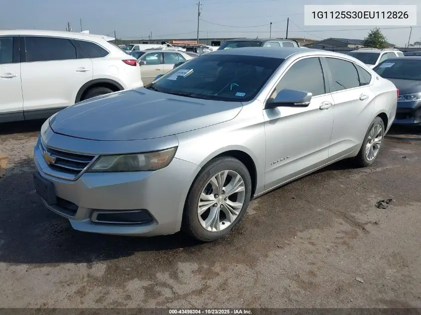 1G1125S30EU112826 2014 Chevrolet Impala 2Lt