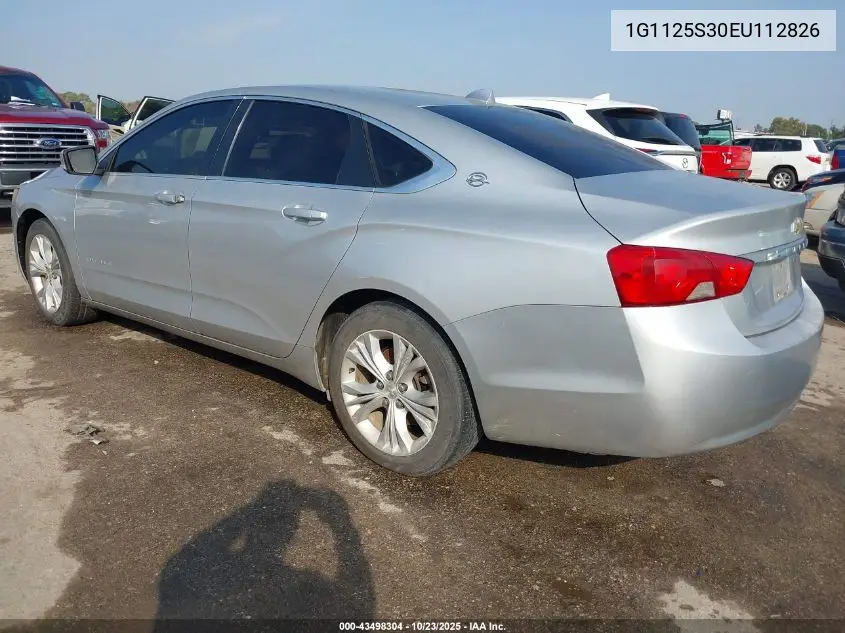 1G1125S30EU112826 2014 Chevrolet Impala 2Lt