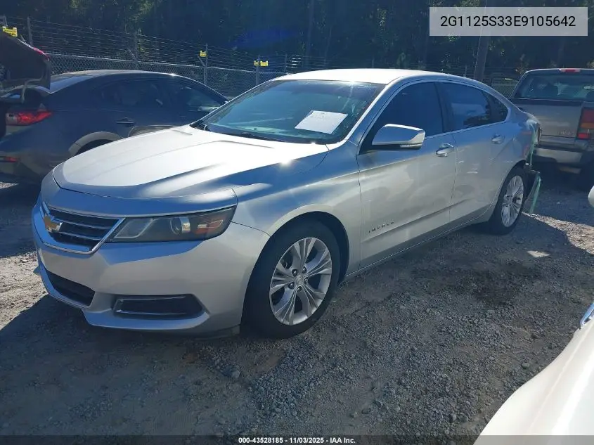 2G1125S33E9105642 2014 Chevrolet Impala 2Lt