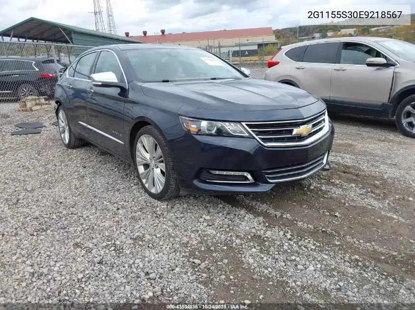 2G1155S30E9218567 2014 Chevrolet Impala 2Lz