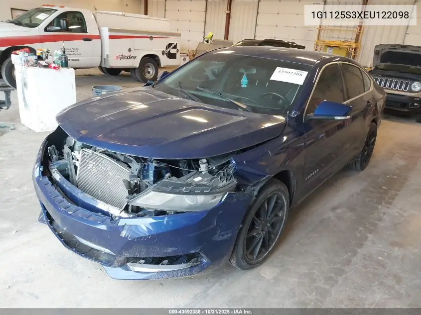1G1125S3XEU122098 2014 Chevrolet Impala 2Lt