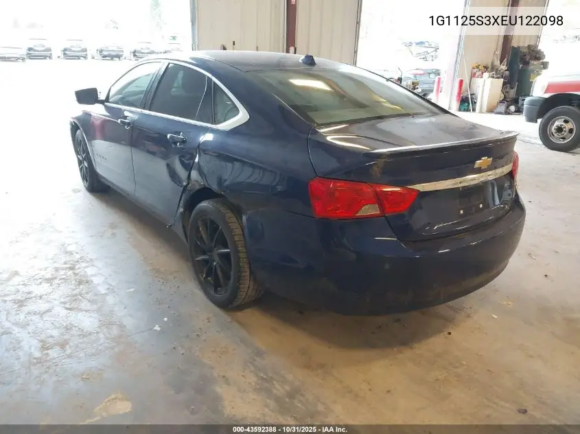 1G1125S3XEU122098 2014 Chevrolet Impala 2Lt