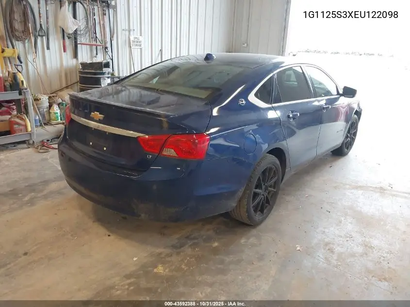 1G1125S3XEU122098 2014 Chevrolet Impala 2Lt