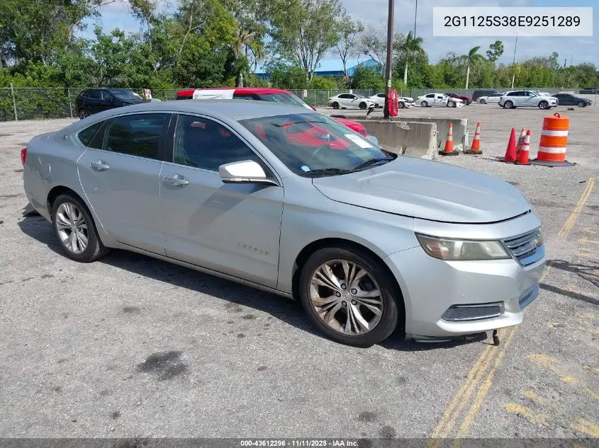 2G1125S38E9251289 2014 Chevrolet Impala 2Lt