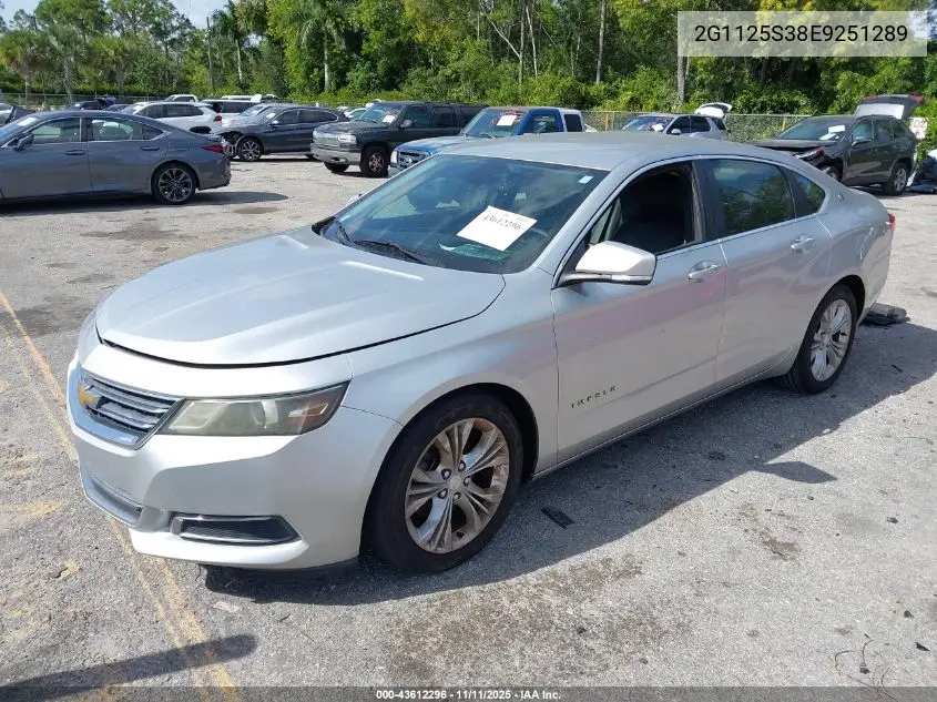 2G1125S38E9251289 2014 Chevrolet Impala 2Lt