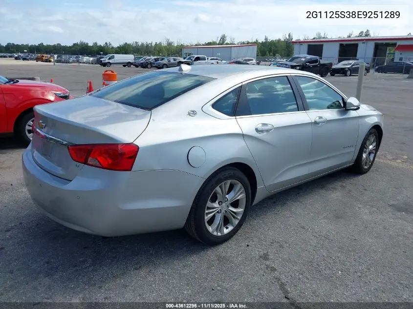 2G1125S38E9251289 2014 Chevrolet Impala 2Lt