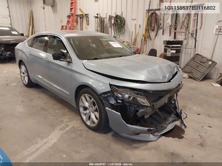 1G1155S37EU116802 2014 Chevrolet Impala 2Lz