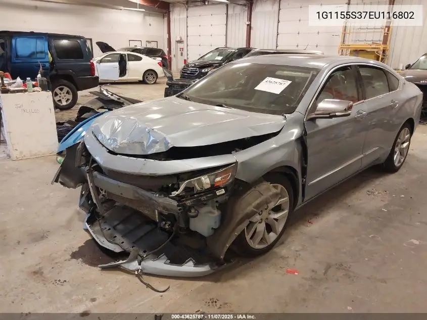 1G1155S37EU116802 2014 Chevrolet Impala 2Lz