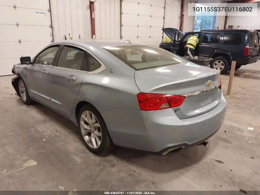 1G1155S37EU116802 2014 Chevrolet Impala 2Lz