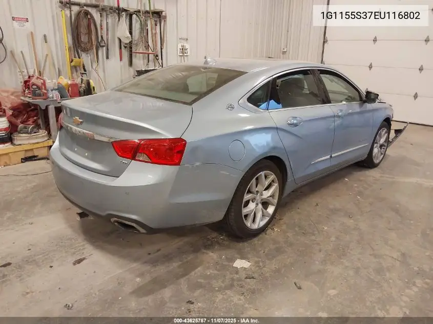1G1155S37EU116802 2014 Chevrolet Impala 2Lz