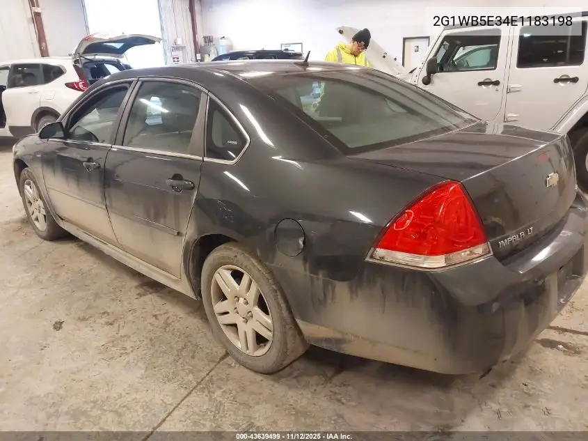 2G1WB5E34E1183198 2014 Chevrolet Impala Limited Lt