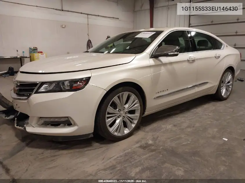 1G1155S33EU146430 2014 Chevrolet Impala 2Lz