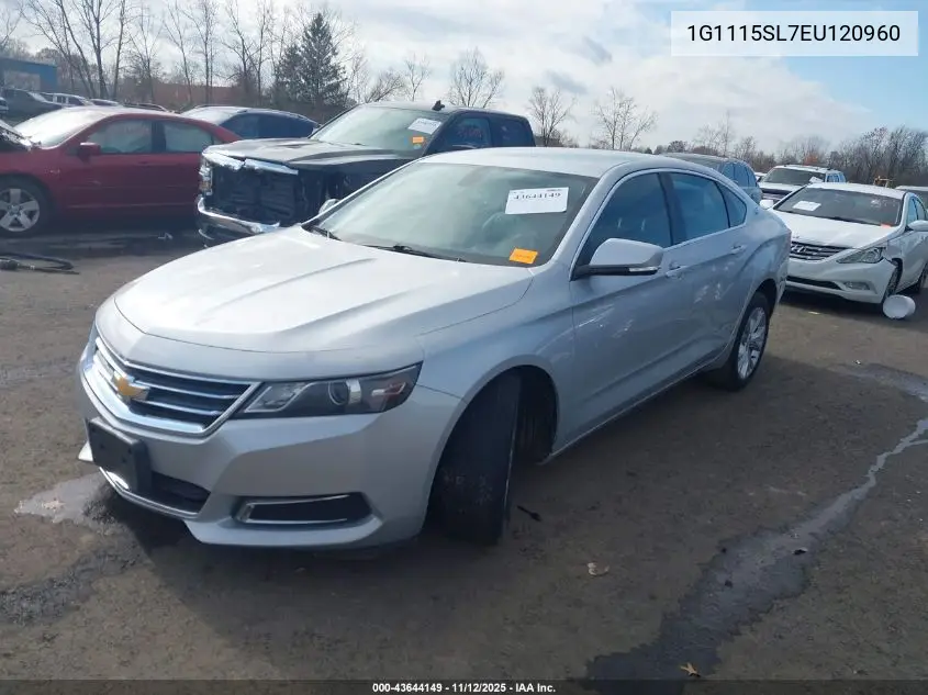 1G1115SL7EU120960 2014 Chevrolet Impala 1Lt
