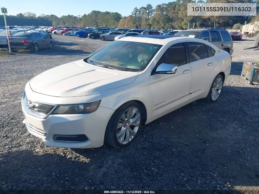 1G1155S39EU116302 2014 Chevrolet Impala 2Lz