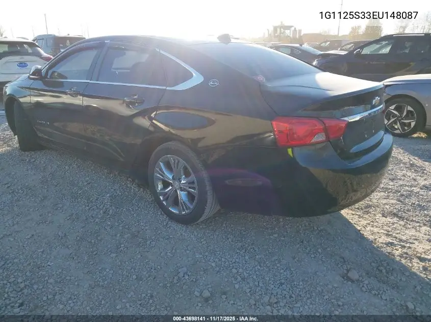 1G1125S33EU148087 2014 Chevrolet Impala 2Lt