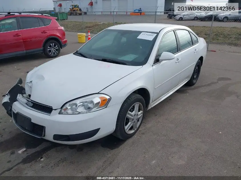 2G1WD5E30E1142366 2014 Chevrolet Impala Limited Police