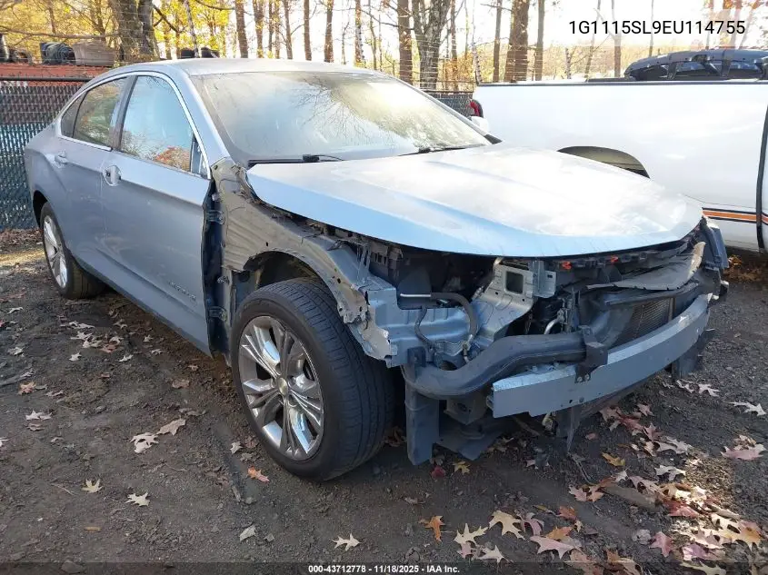 1G1115SL9EU114755 2014 Chevrolet Impala 1Lt