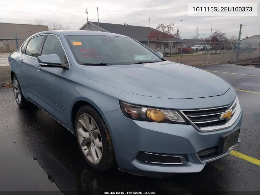 1G1115SL2EU100373 2014 Chevrolet Impala 1Lt
